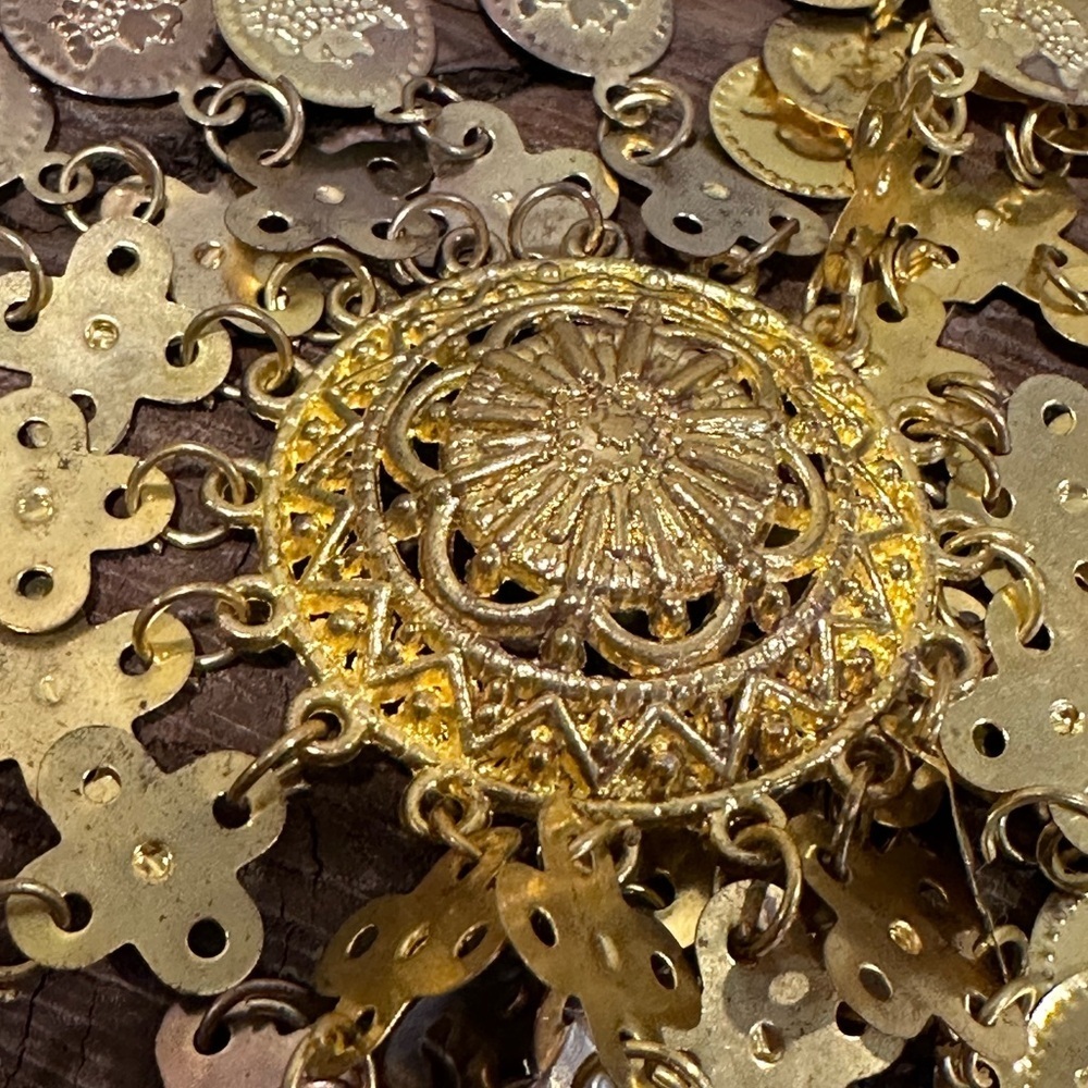Head Piece _ Gold coins- for festival - weddings